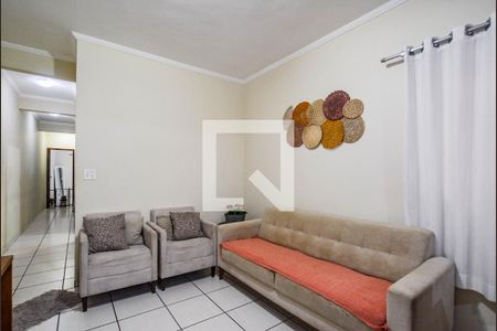 Sala de apartamento para alugar com 3 quartos, 84m² em Vila Alzira, Santo André