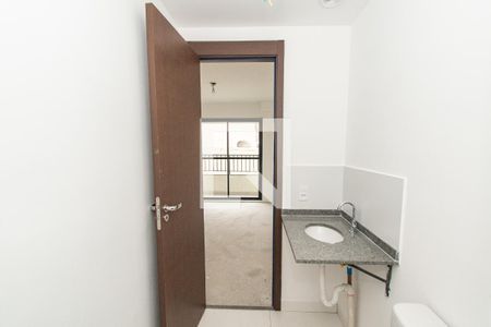 Banheiro de kitnet/studio à venda com 1 quarto, 26m² em Ipiranga, São Paulo