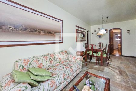 Sala de apartamento para alugar com 4 quartos, 90m² em Jardim das Conchas, Guarujá