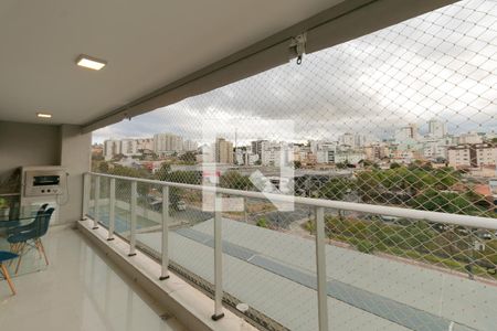 Varanda da Sala de apartamento à venda com 4 quartos, 120m² em Paquetá, Belo Horizonte