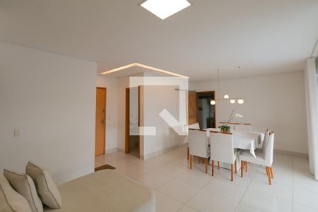 Sala de apartamento à venda com 4 quartos, 120m² em Paquetá, Belo Horizonte