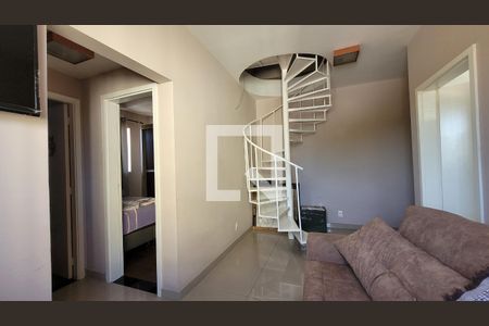 Sala de apartamento à venda com 2 quartos, 100m² em Chácara, Betim