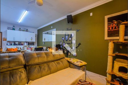 Sala de casa à venda com 3 quartos, 284m² em Vila Tibiriçá, Santo André