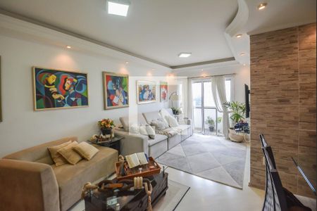 Sala de apartamento à venda com 3 quartos, 95m² em Vila Jahu, São Bernardo do Campo