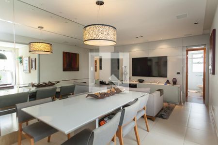 Sala de apartamento à venda com 3 quartos, 96m² em Vila da Serra, Nova Lima