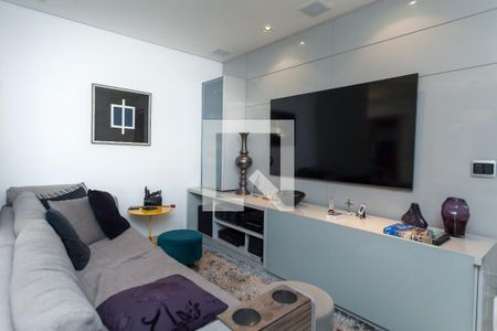 Sala de TV de apartamento à venda com 3 quartos, 96m² em Vila da Serra, Nova Lima