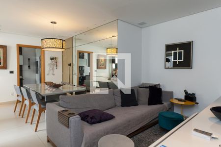 Sala de apartamento à venda com 3 quartos, 96m² em Vila da Serra, Nova Lima