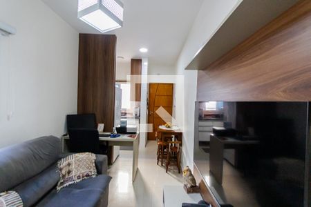 Sala de apartamento à venda com 2 quartos, 108m² em Vila Lucinda, Santo André