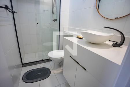 Banheiro Social de apartamento para alugar com 2 quartos, 43m² em Vila Santa Luzia, São Bernardo do Campo