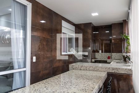 Varanda gourmet de apartamento à venda com 4 quartos, 120m² em Alto Caiçaras, Belo Horizonte