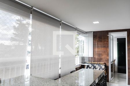 Varanda gourmet de apartamento à venda com 4 quartos, 120m² em Alto Caiçaras, Belo Horizonte