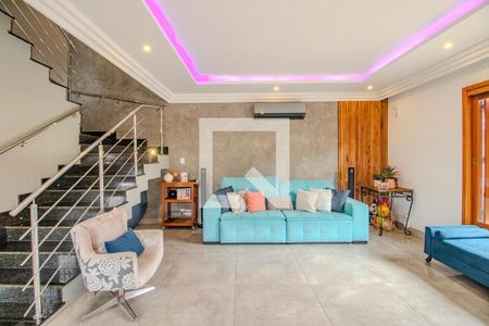 Sala de casa de condomínio à venda com 3 quartos, 281m² em Passo das Pedras, Porto Alegre