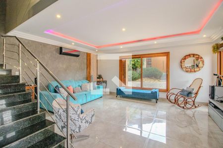 Sala de casa de condomínio à venda com 3 quartos, 281m² em Passo das Pedras, Porto Alegre