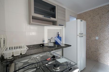 Cozinha de apartamento à venda com 2 quartos, 51m² em Vila Guarará, Santo André