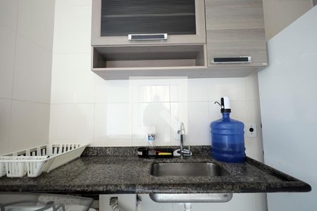 Cozinha de apartamento à venda com 2 quartos, 51m² em Vila Guarará, Santo André