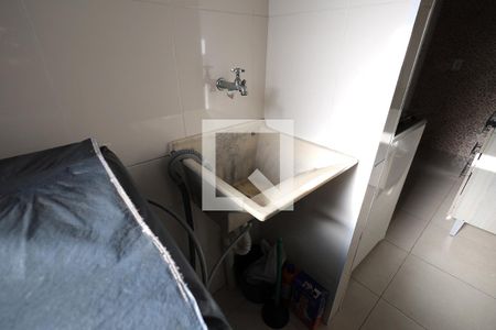 Área de Serviço de apartamento à venda com 2 quartos, 51m² em Vila Guarará, Santo André