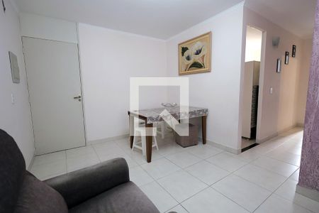 Sala de apartamento à venda com 2 quartos, 51m² em Vila Guarará, Santo André