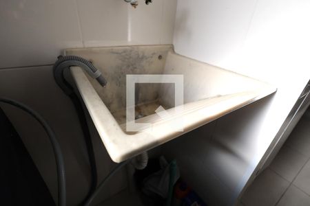 Área de Serviço de apartamento à venda com 2 quartos, 51m² em Vila Guarará, Santo André