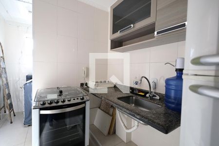 Cozinha de apartamento à venda com 2 quartos, 51m² em Vila Guarará, Santo André