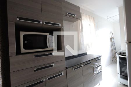 Cozinha de apartamento à venda com 2 quartos, 51m² em Vila Guarará, Santo André