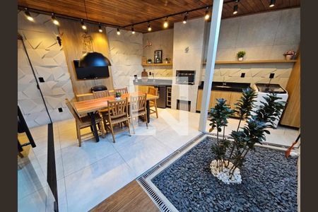 Espaço Gourmet de casa à venda com 3 quartos, 120m² em Cabral, Contagem