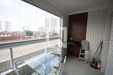 Varanda de apartamento para alugar com 1 quarto, 45m² em Nova Mirim, Praia Grande