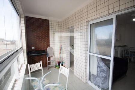 Varanda de apartamento para alugar com 1 quarto, 45m² em Nova Mirim, Praia Grande