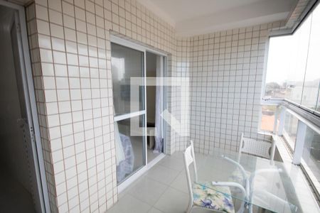 Varanda de apartamento para alugar com 1 quarto, 45m² em Nova Mirim, Praia Grande