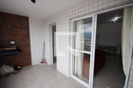 Varanda de apartamento para alugar com 1 quarto, 45m² em Nova Mirim, Praia Grande