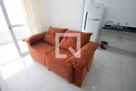 Sala de apartamento para alugar com 1 quarto, 45m² em Nova Mirim, Praia Grande