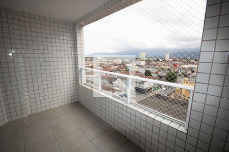Varanda de apartamento para alugar com 1 quarto, 45m² em Nova Mirim, Praia Grande
