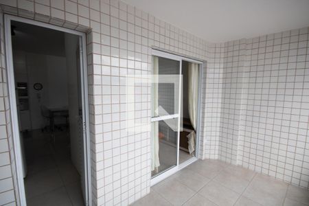 Varanda de apartamento para alugar com 1 quarto, 45m² em Nova Mirim, Praia Grande