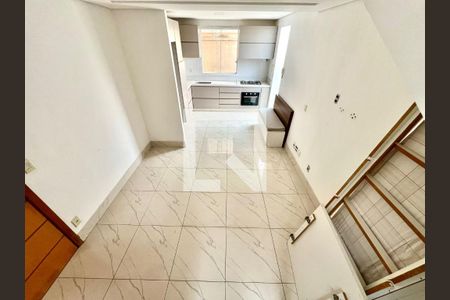 Sala de casa de condomínio à venda com 3 quartos, 95m² em Itapoã, Belo Horizonte