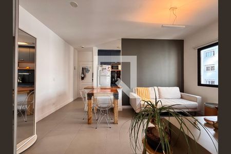 Sala de apartamento para alugar com 1 quarto, 38m² em Vila Nova Conceição, São Paulo