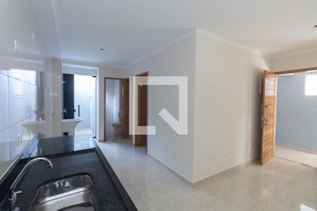 Sala/Cozinha de apartamento à venda com 2 quartos, 41m² em Parque Vitoria, São Paulo