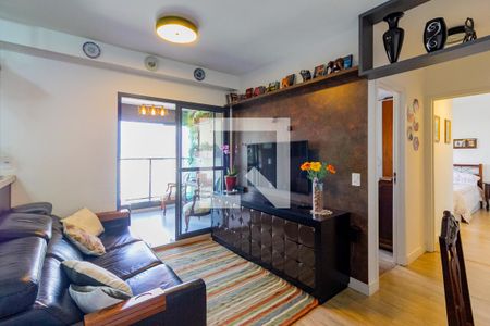 Sala de Estar de apartamento para alugar com 2 quartos, 64m² em Jardim das Acácias, São Paulo