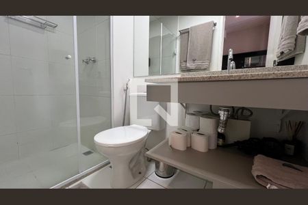 Banheiro de kitnet/studio à venda com 1 quarto, 24m² em Jardim Paulistano, São Paulo