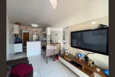 Sala de apartamento à venda com 2 quartos, 104m² em Jardim Silvana, Santo André