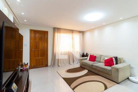 Sala de Estar de casa de condomínio à venda com 3 quartos, 98m² em Vila Prado, São Paulo