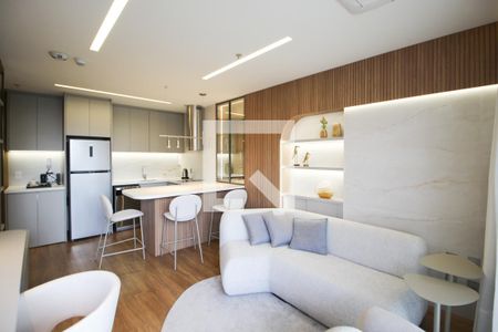 Sala de apartamento para alugar com 1 quarto, 53m² em Vila Olímpia, São Paulo