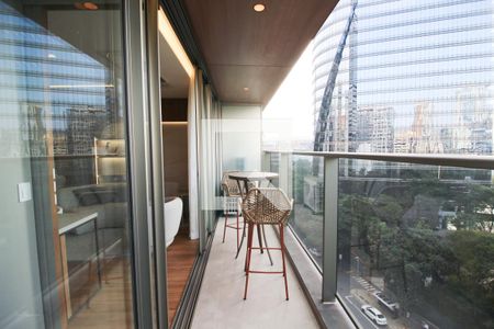 Varanda de apartamento para alugar com 1 quarto, 53m² em Vila Olímpia, São Paulo