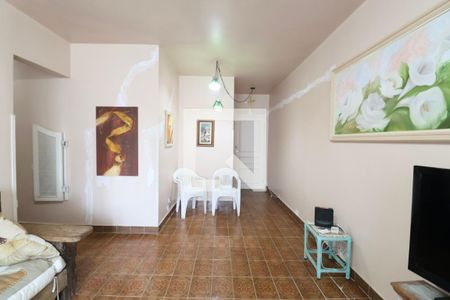 Sala de apartamento para alugar com 3 quartos, 126m² em Tortuga, Guarujá