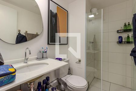 Banheiro do Studio de kitnet/studio à venda com 1 quarto, 27m² em Santo Amaro, São Paulo