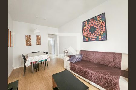 Sala de apartamento para alugar com 2 quartos, 70m² em Vila Luis Antonio, Guarujá