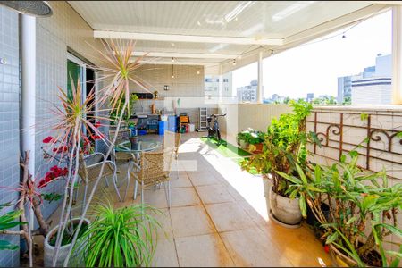 Varanda da Sala de apartamento para alugar com 2 quartos, 127m² em Carmo, Belo Horizonte