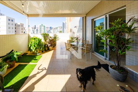 Varanda da Sala de apartamento para alugar com 2 quartos, 127m² em Carmo, Belo Horizonte