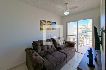 Sala de apartamento para alugar com 2 quartos, 68m² em Vila Assuncao, Praia Grande