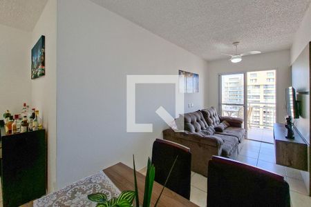 Sala de apartamento para alugar com 2 quartos, 68m² em Vila Assuncao, Praia Grande