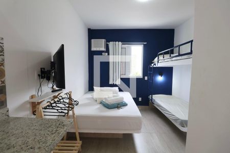 Sala de apartamento para alugar com 1 quarto, 20m² em Jardim Virginia, Guarujá