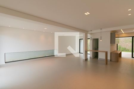 Sala de casa de condomínio à venda com 3 quartos, 208m² em Garças, Belo Horizonte